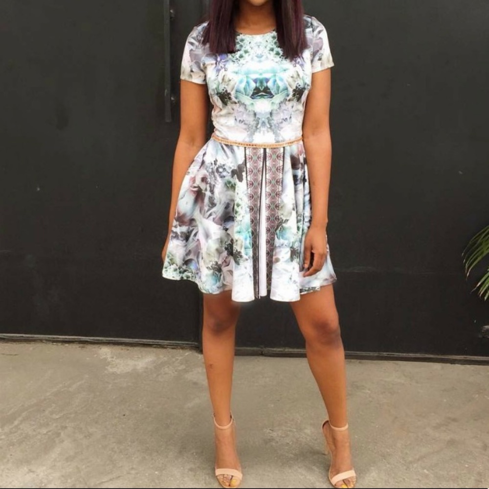 Super Cute Bebe Fit and Flare Dress